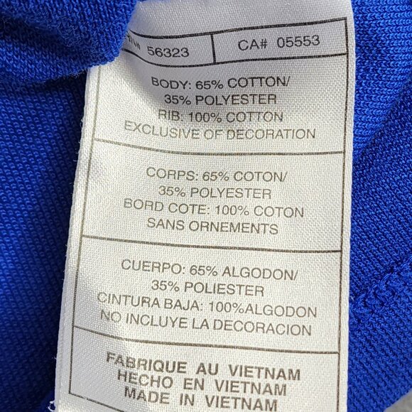 Nike Dri-Fit Golf Polo Shirt Men's Large Royal Blue Athletic Sporty Casual - Picture 7 of 10